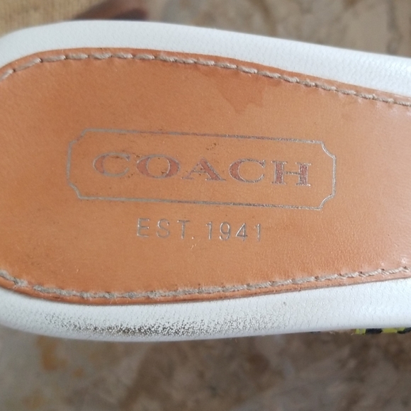Authentic Coach Bumble Bee Wedges - Picture 7 of 8